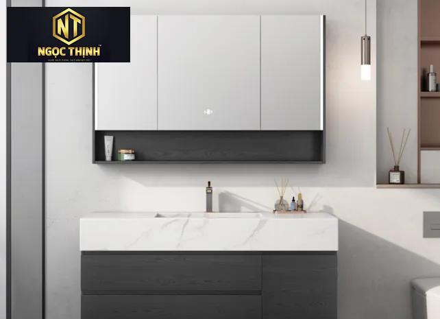 Xưởng Nội Thất Ngọc Thịnh Long Thành - Bình Phước - Tủ Lavabo âm tường - TLNT06 Xưởng Nội Thất Ngọc Thịnh Long Thành - Bình Phước - Tủ Lavabo âm tường - TLNT06